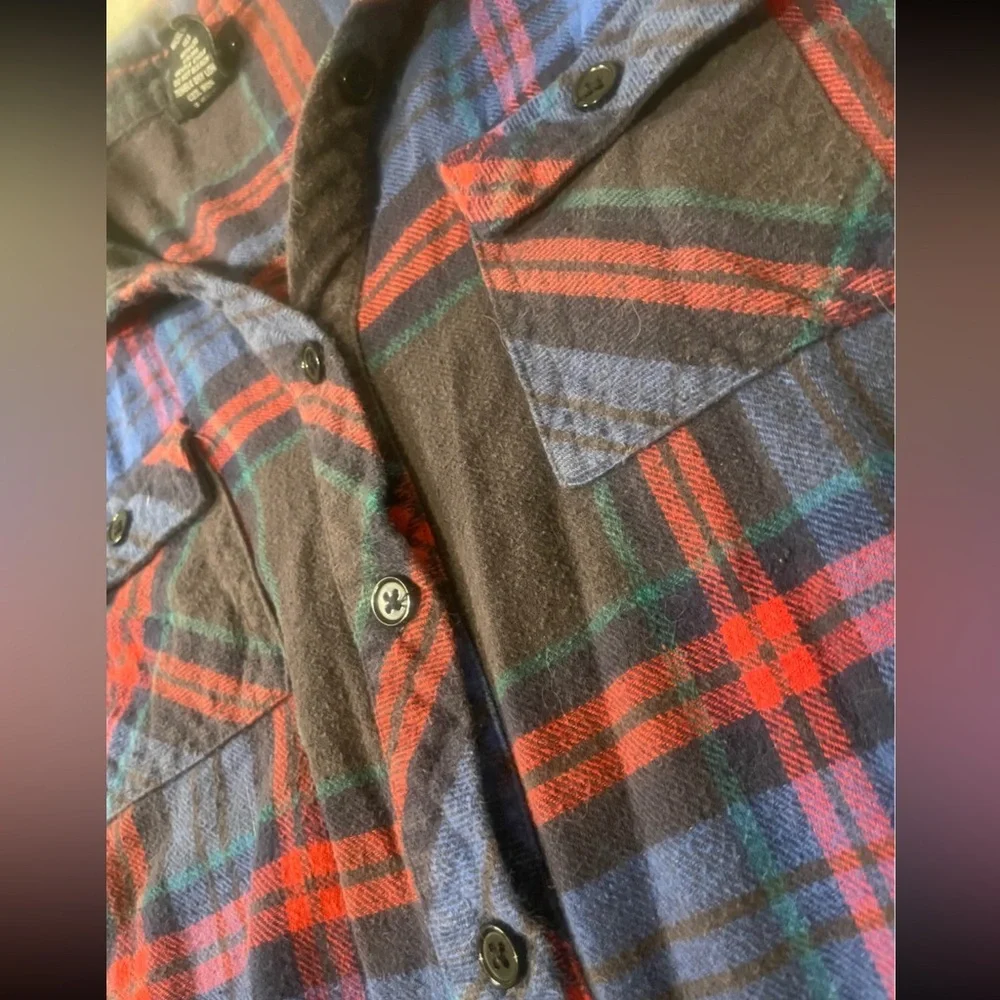 Blue/Red Flannel - Rue 21 - Size Small - Picture 3 of 5